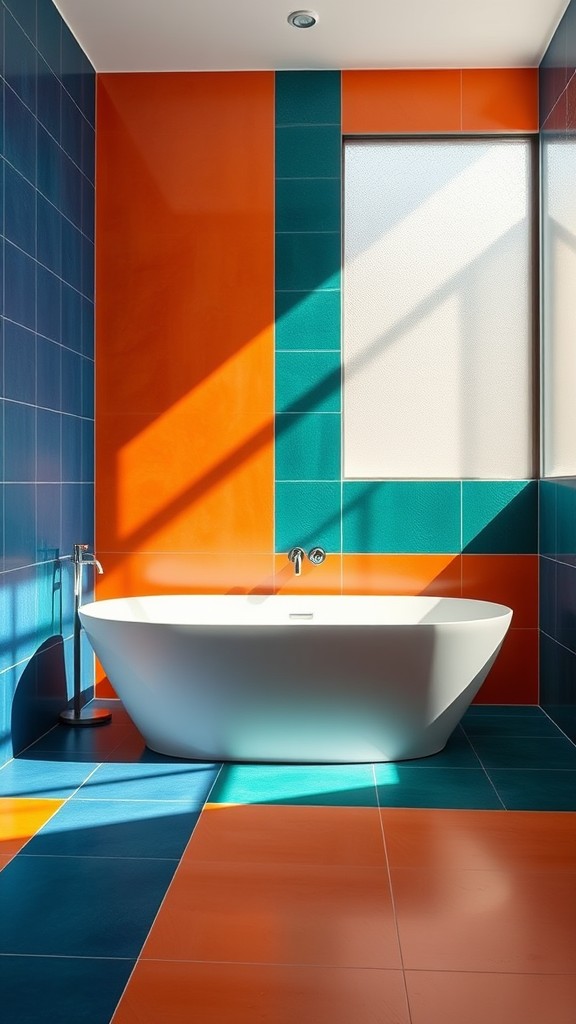 Bold Colored Tiles