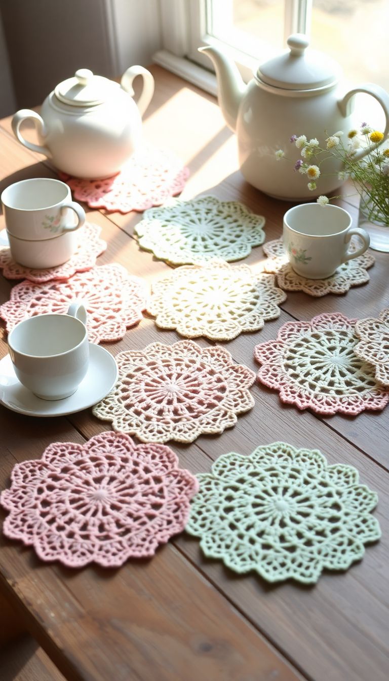 Charming Crochet Coasters