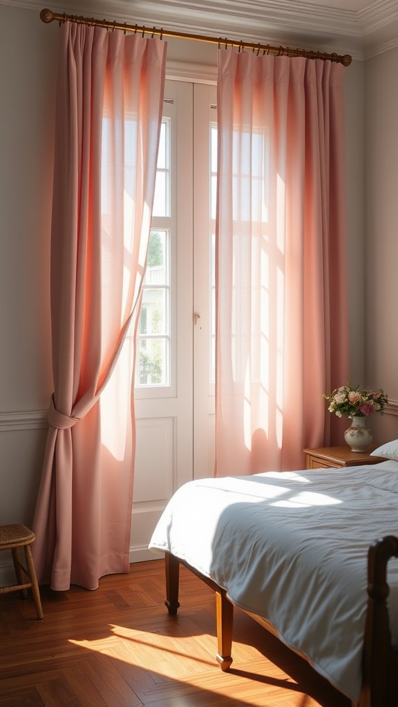 Classic Dusty Pink Curtains