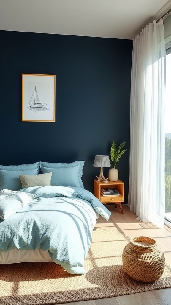 Coastal Vibes with Navy Blue and Aqua