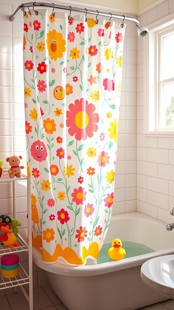 Colorful Shower Curtains