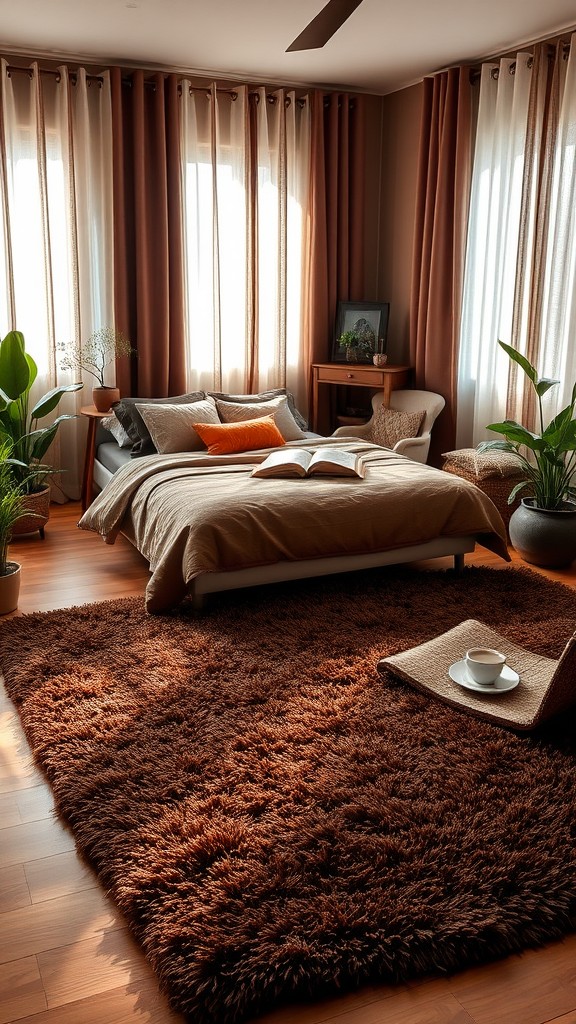 Cozy Brown Rugs for Floor Comfort