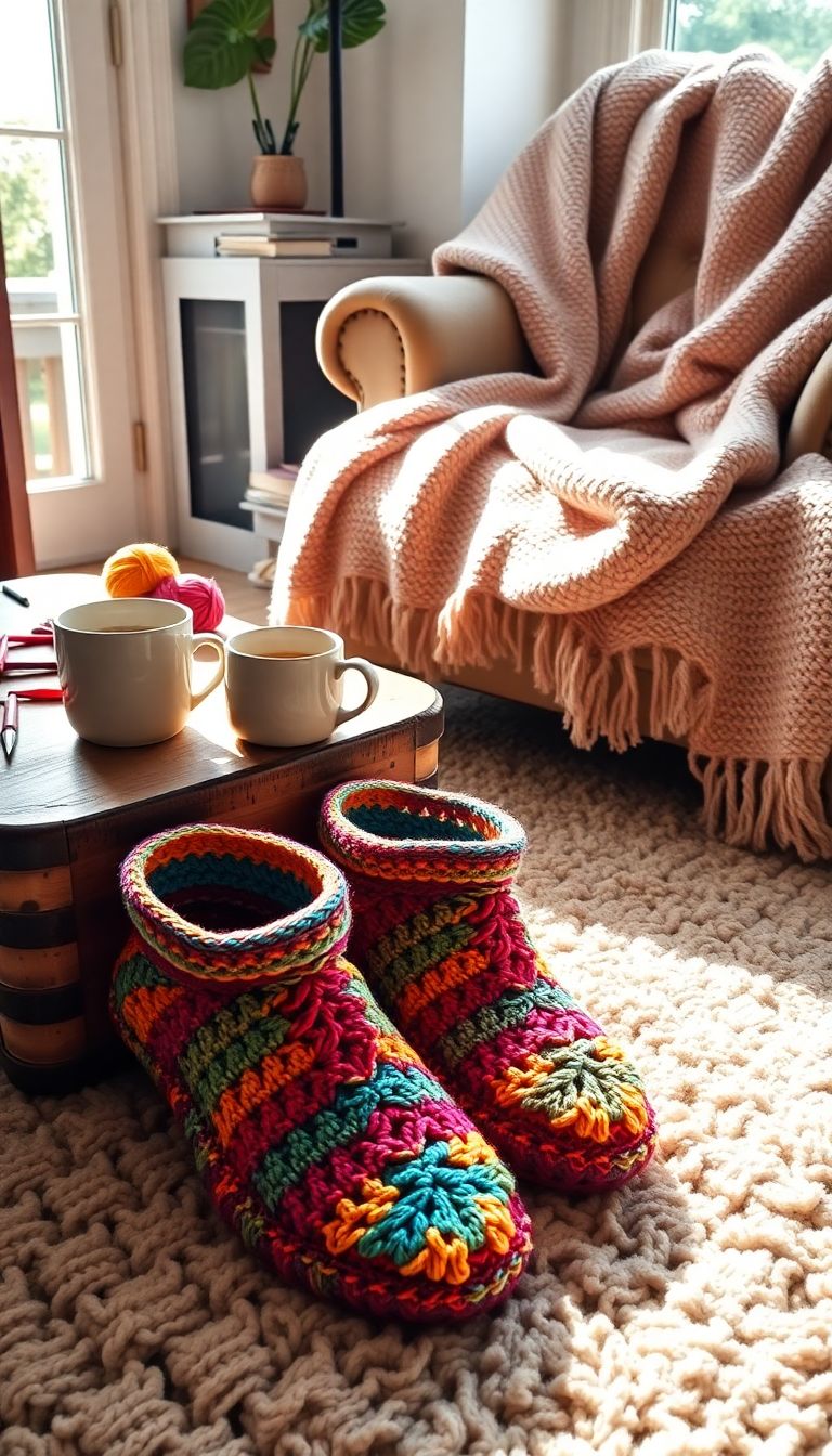 Cozy Crochet Slippers