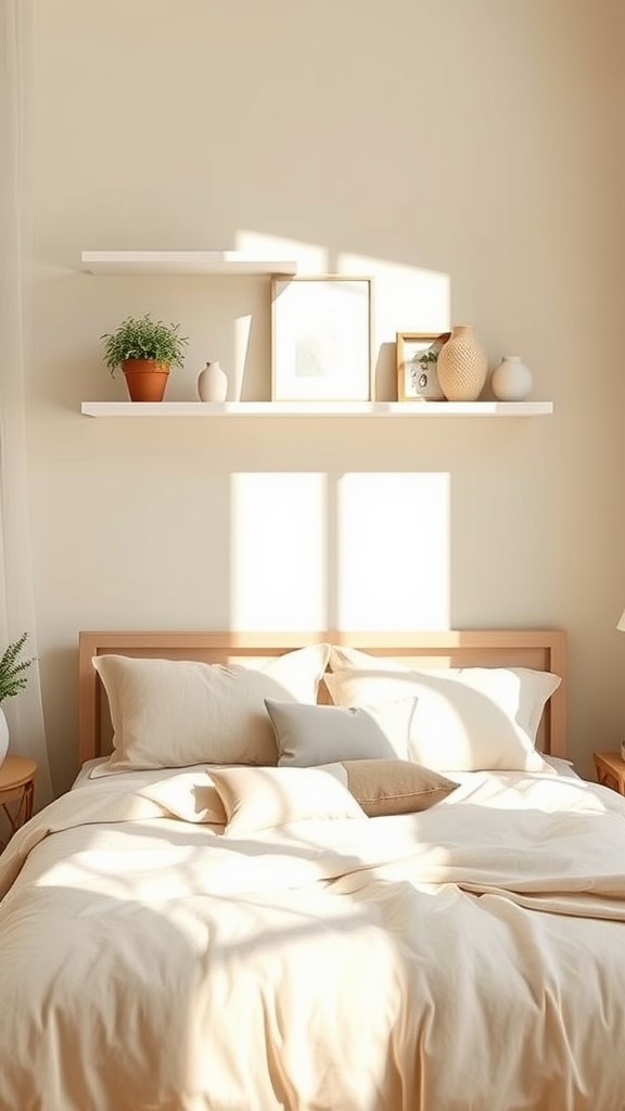 Cream Wall Shelves