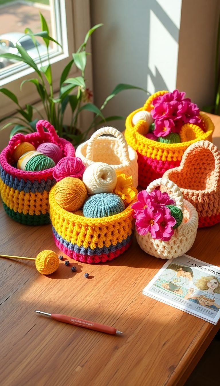 Crochet Baskets