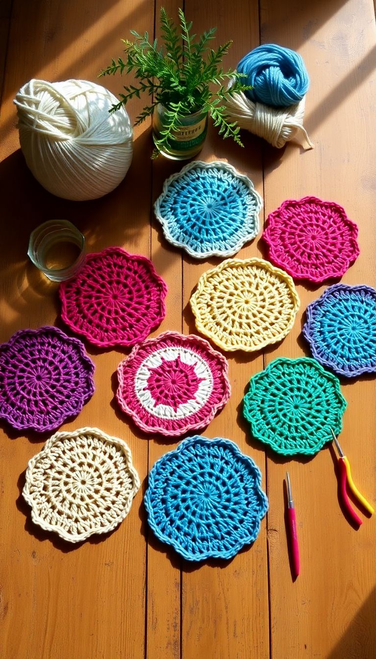 Crochet Coasters