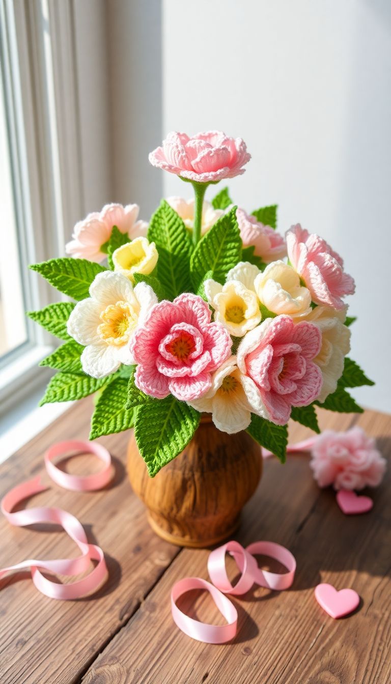 Crochet Flower Bouquets