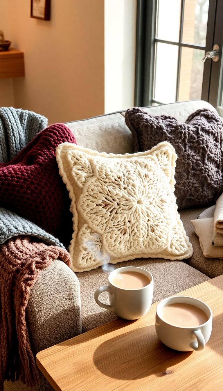 Crochet Throw Pillows