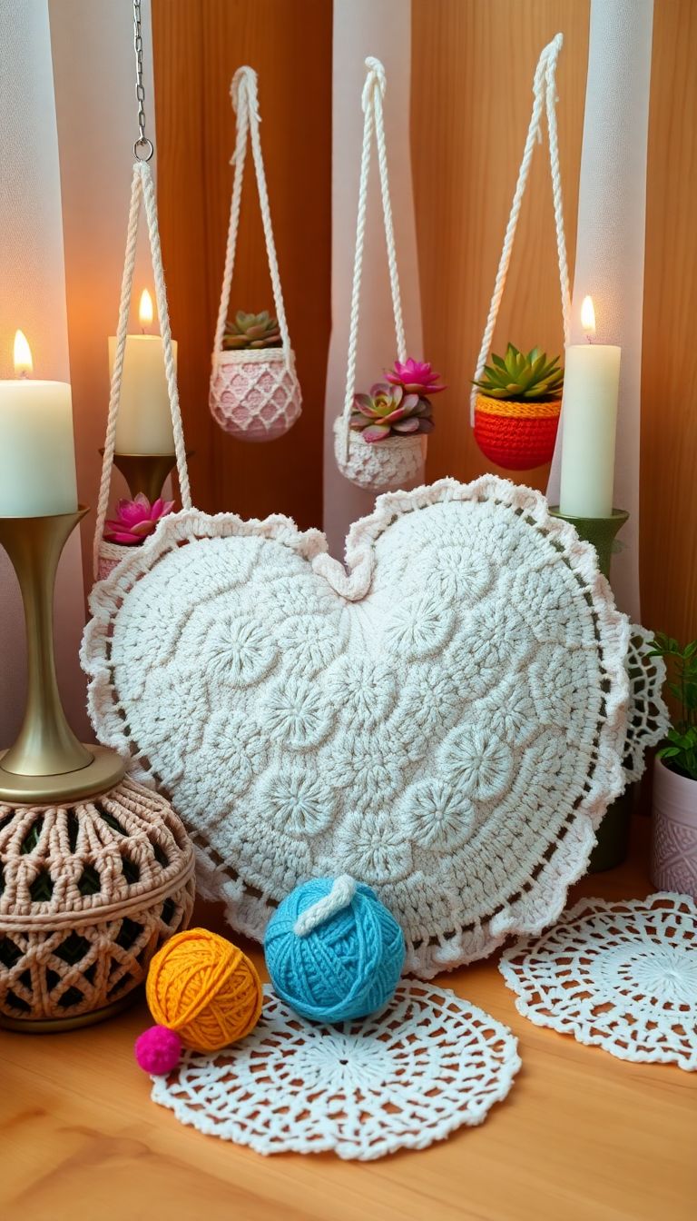 Crocheted Home Décor Items