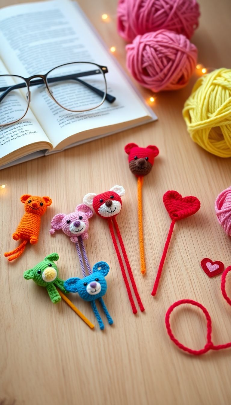 Customized Crochet Bookmarks