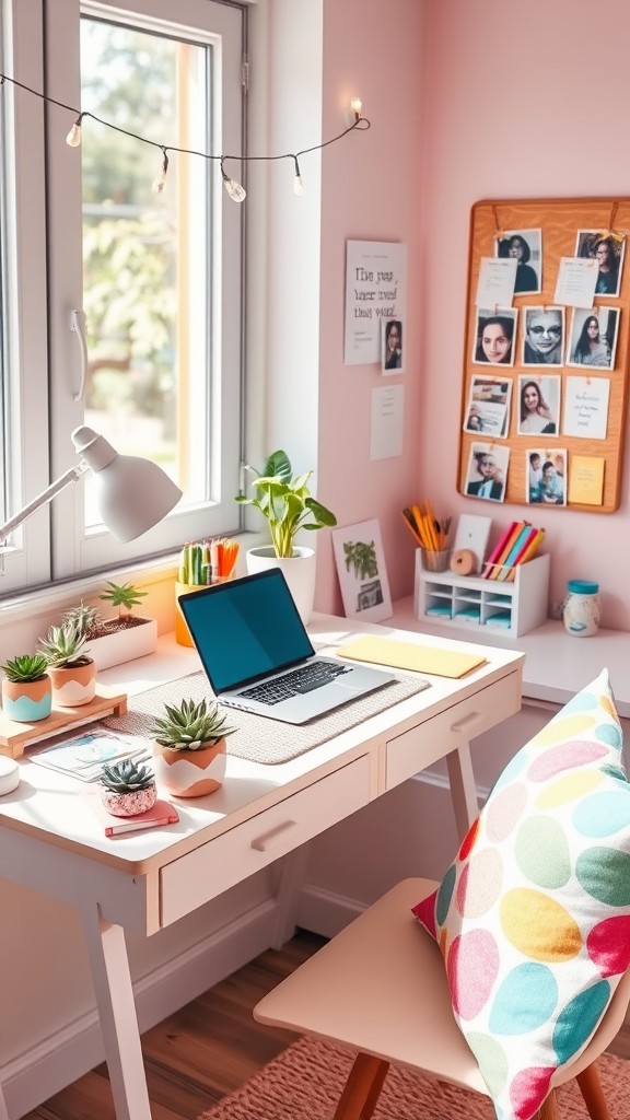 cute and creative dorm desk ideas