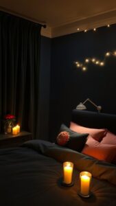 dark cozy bedroom ideas for a romantic ambianc