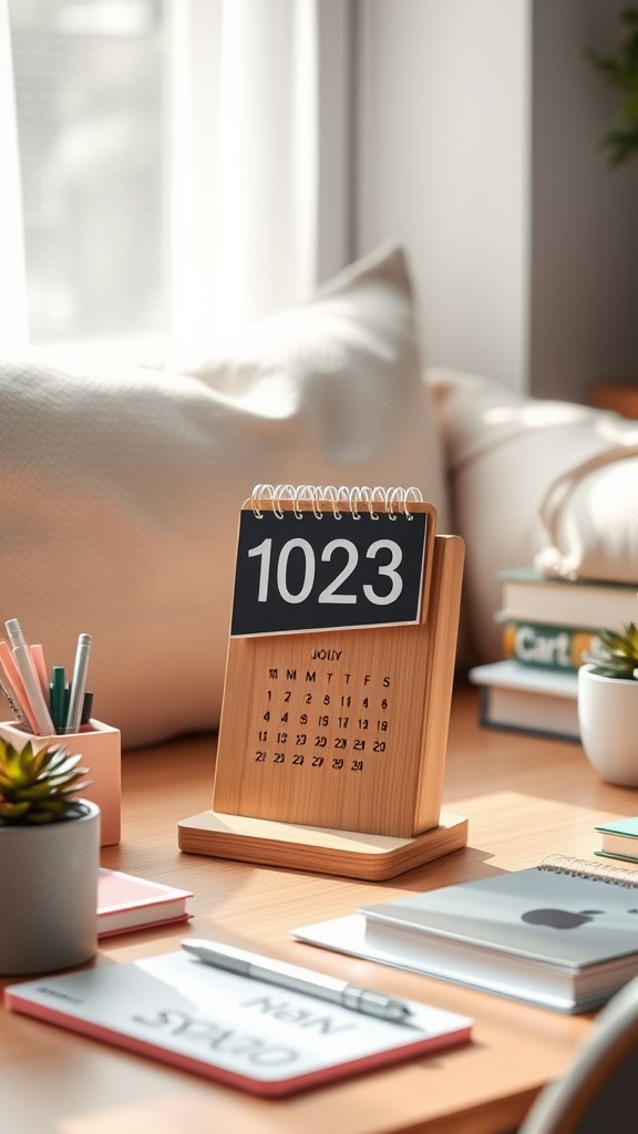 Desk Calendar with a Twist