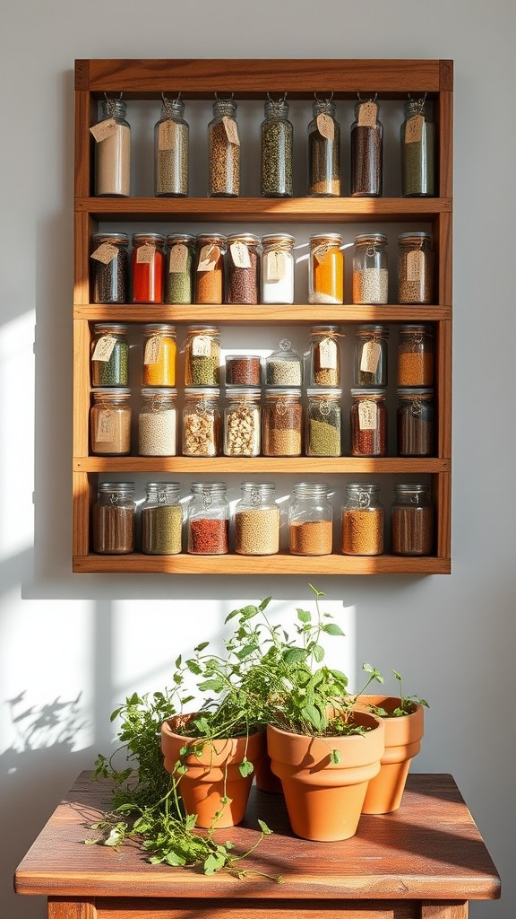 DIY Spice Rack or Herb Garden