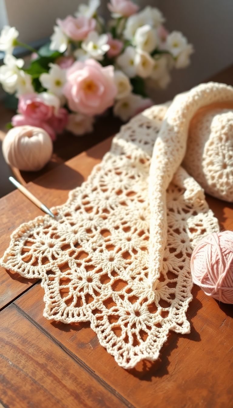 Elegant Crochet Scarf