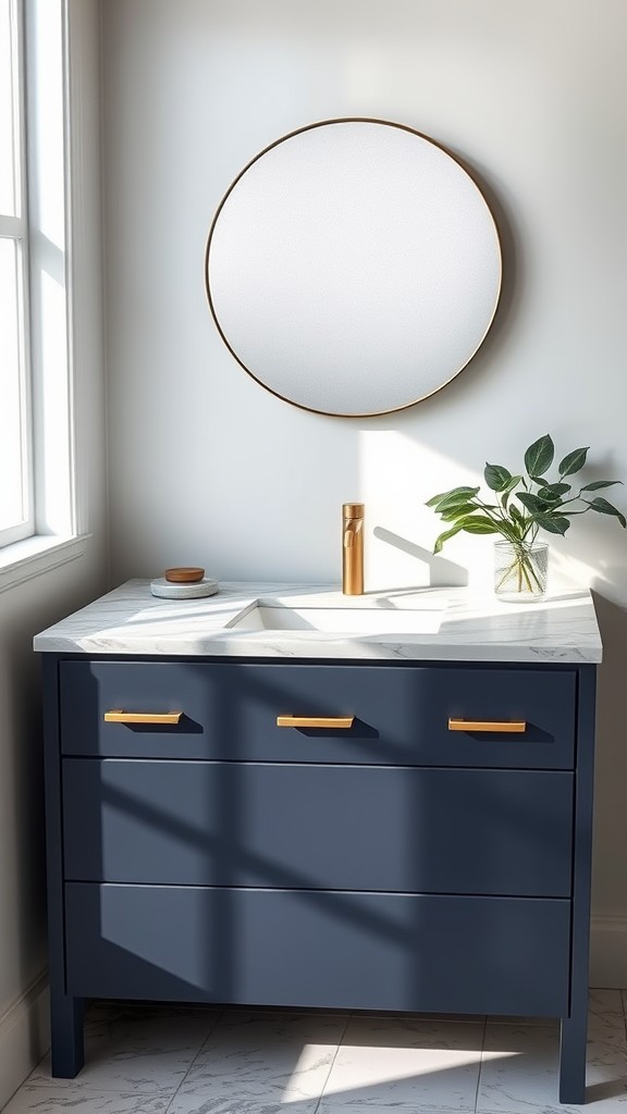 Elegant Marble-Topped Vanities