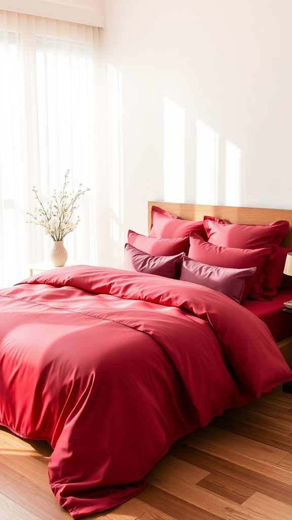 Elegant Red Bedding Sets