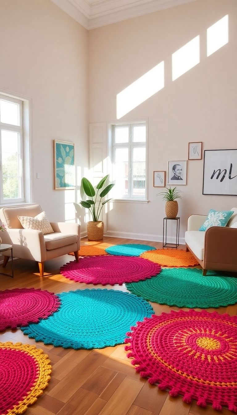 Eye-catching Crochet Rugs