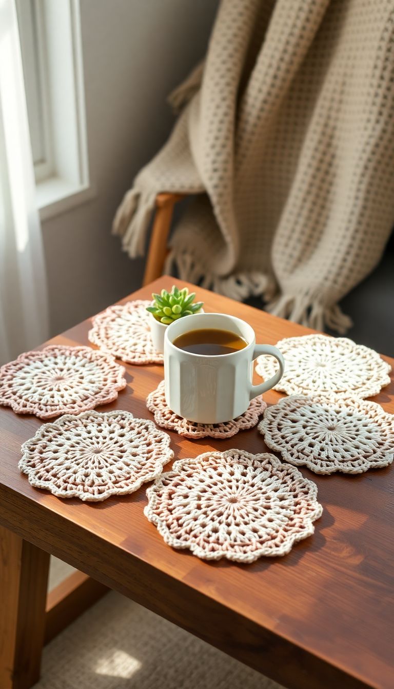 Functional Crochet Coasters