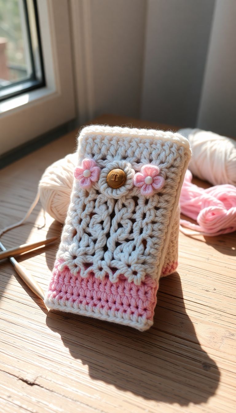 Functional Crochet Phone Case