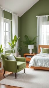 green and white bedroom ideas for a fresh look