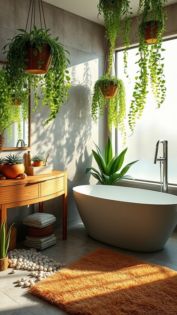 green bathroom ideas to bring nature insid