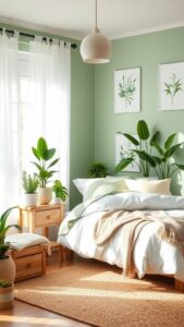 green bedroom ideas for a natural and refreshing feel