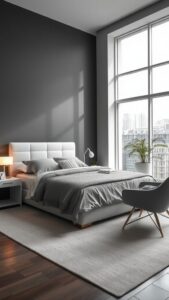 grey bedroom ideas for a modern and neutral look