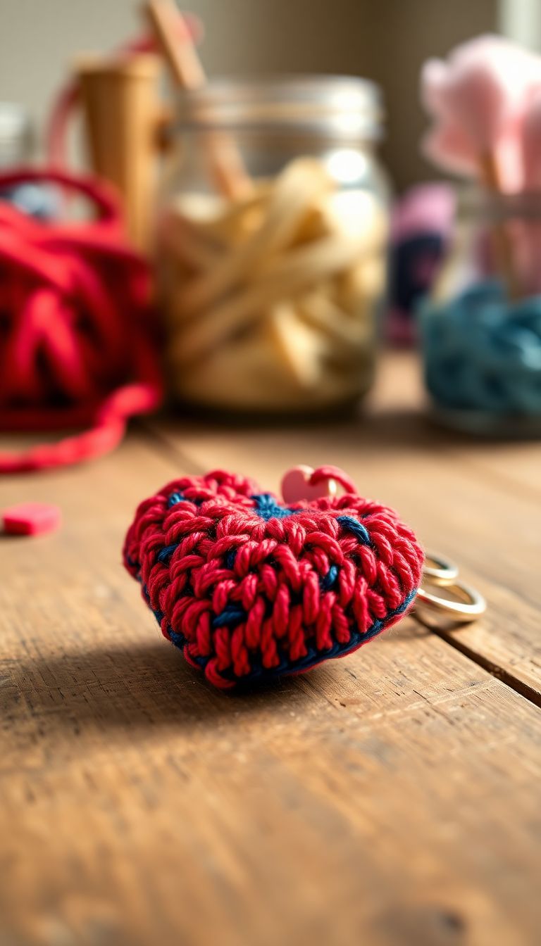 Handmade Crochet Keychain