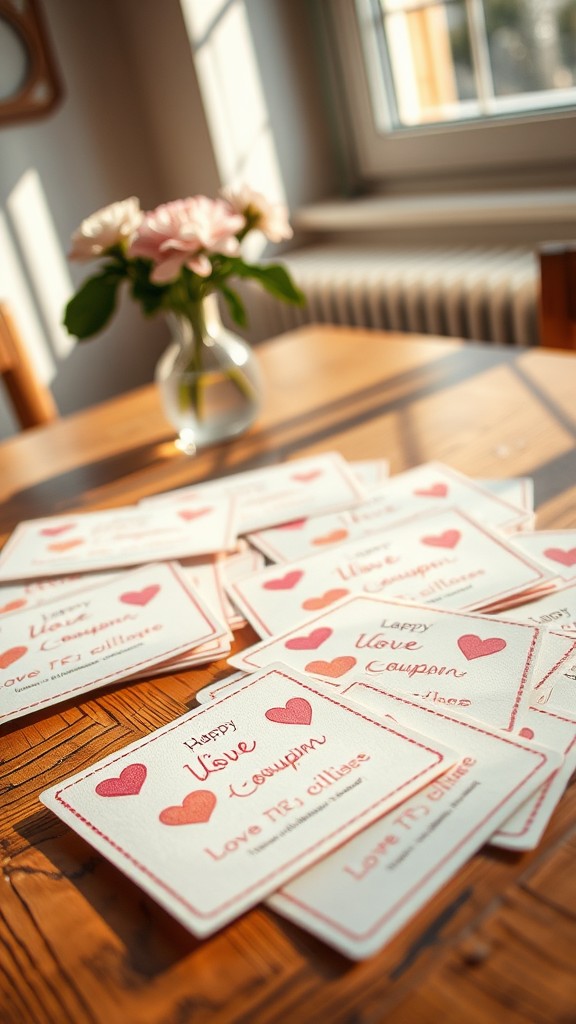 Handwritten Love Coupons