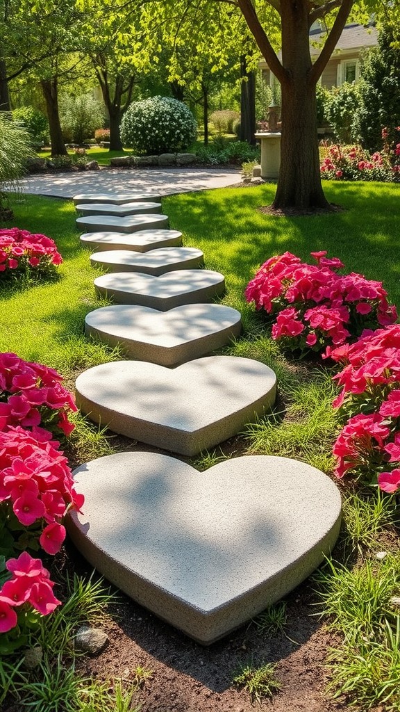 Heart-Shaped Stepstones