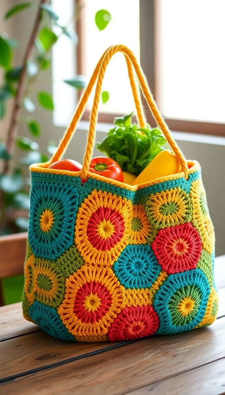 Hexagon Pieced Bag