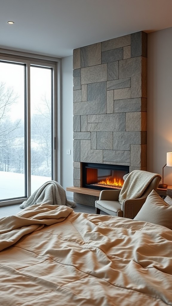 Include a Fireplace or Heater