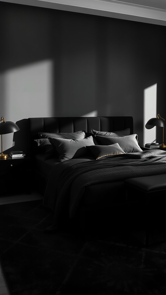 Include Bold Black Decorative Pillows