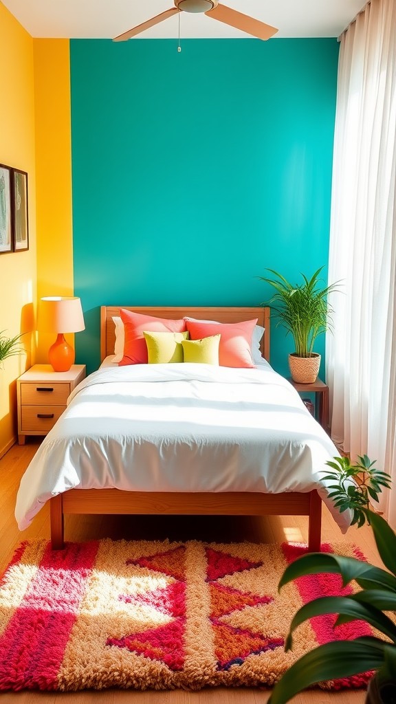 Incorporate Bright Color Themes