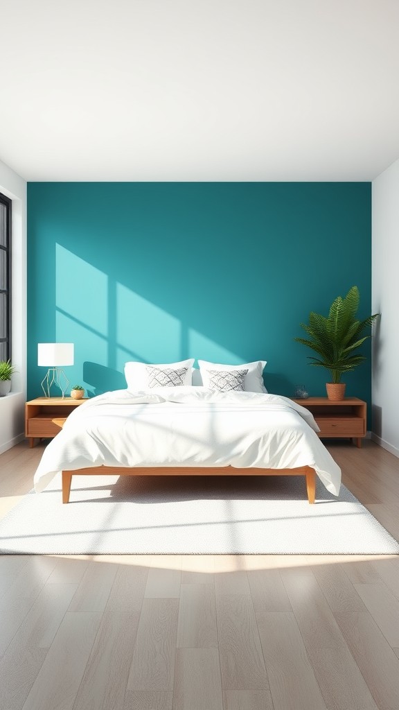 Incorporate Teal Accent Walls