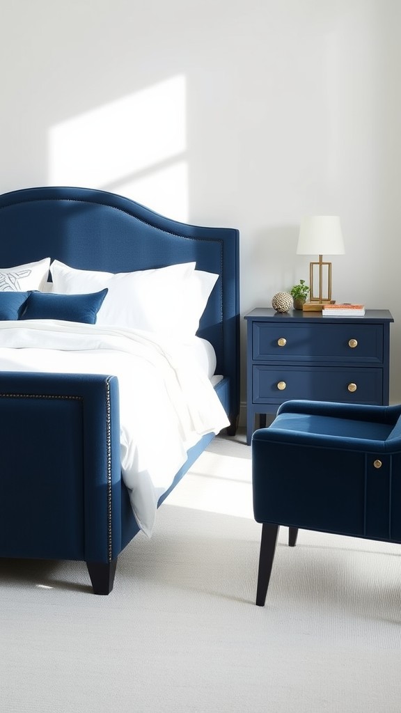 Incorporating Navy Blue in Furniture