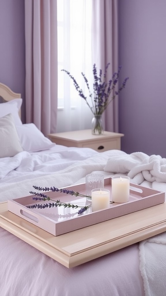 Lavender Decorative Trays