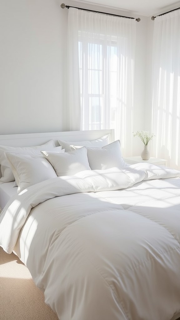 Layered White Bedding