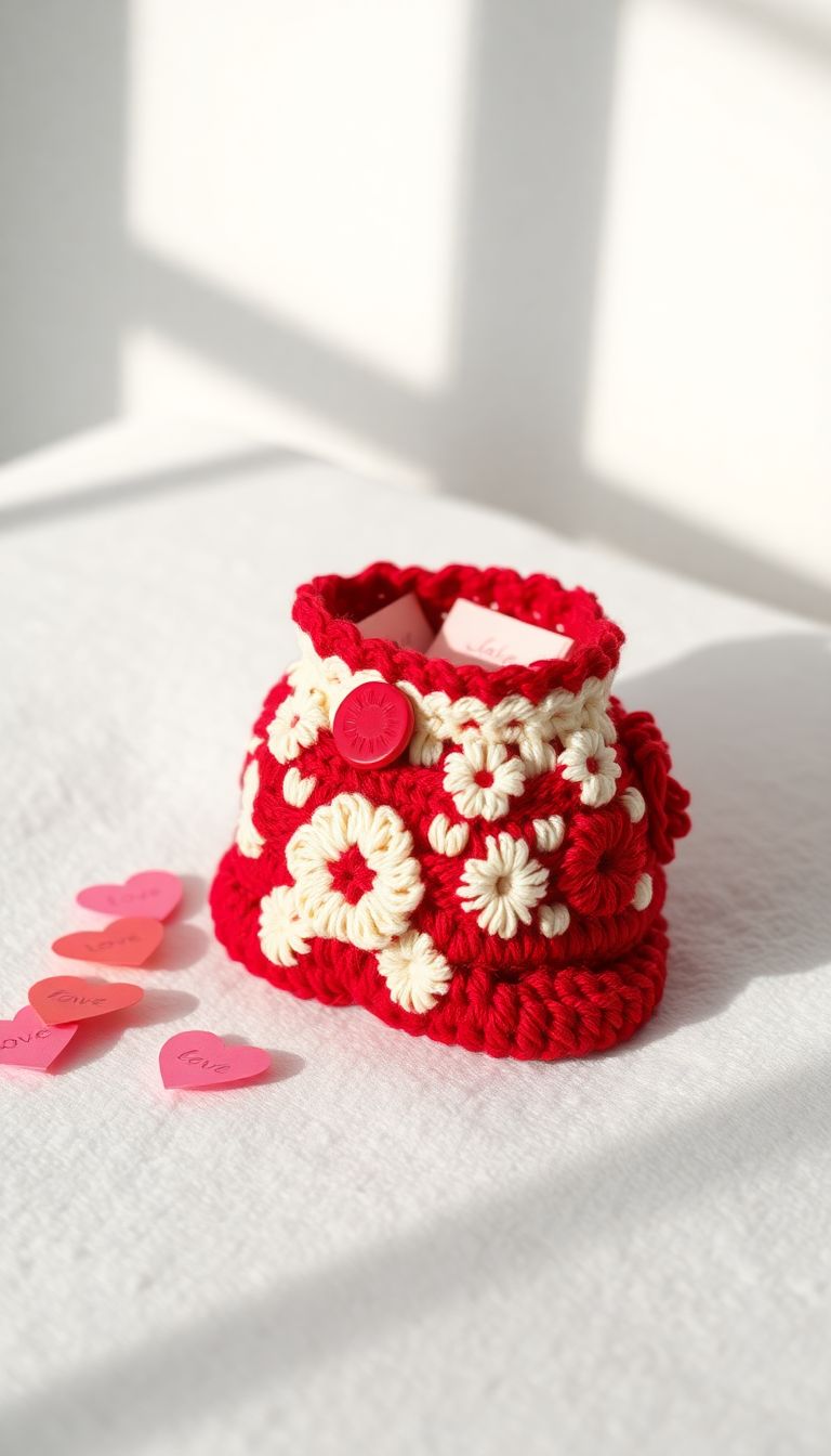 Love Notes Crochet Pouch