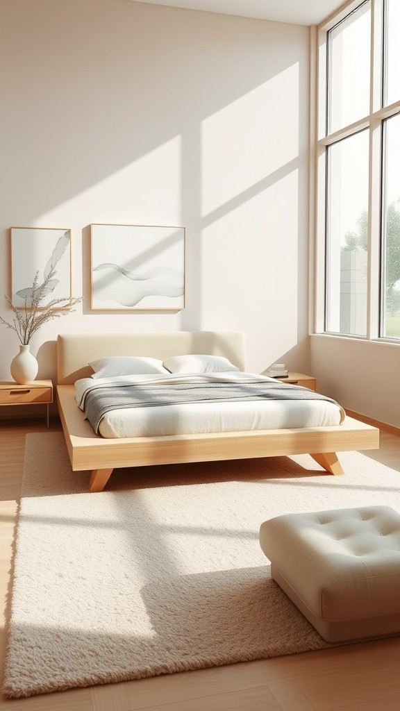 Minimalist Furniture in Light Beige Finishes