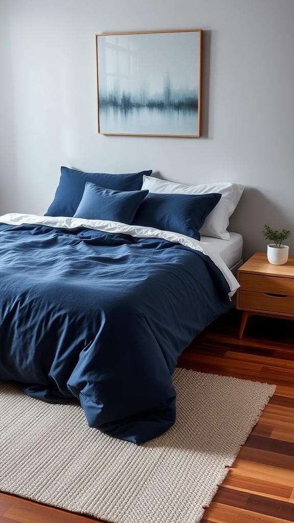 Navy Blue Bedding Combinations