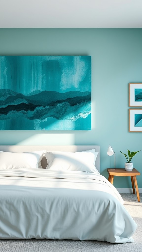 Opt for Teal Artwork or Prints