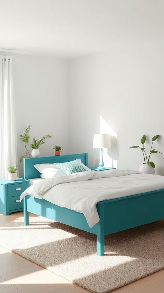 Paint Furniture in Teal