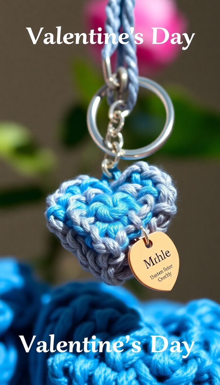 Personalized Crochet Keychain