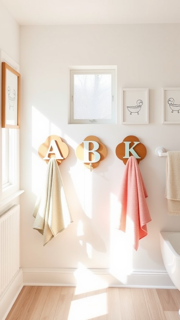 Personalized Towel Hooks