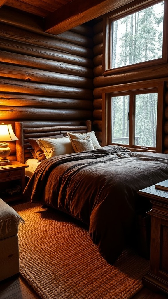 Rustic Brown Cabin Vibes