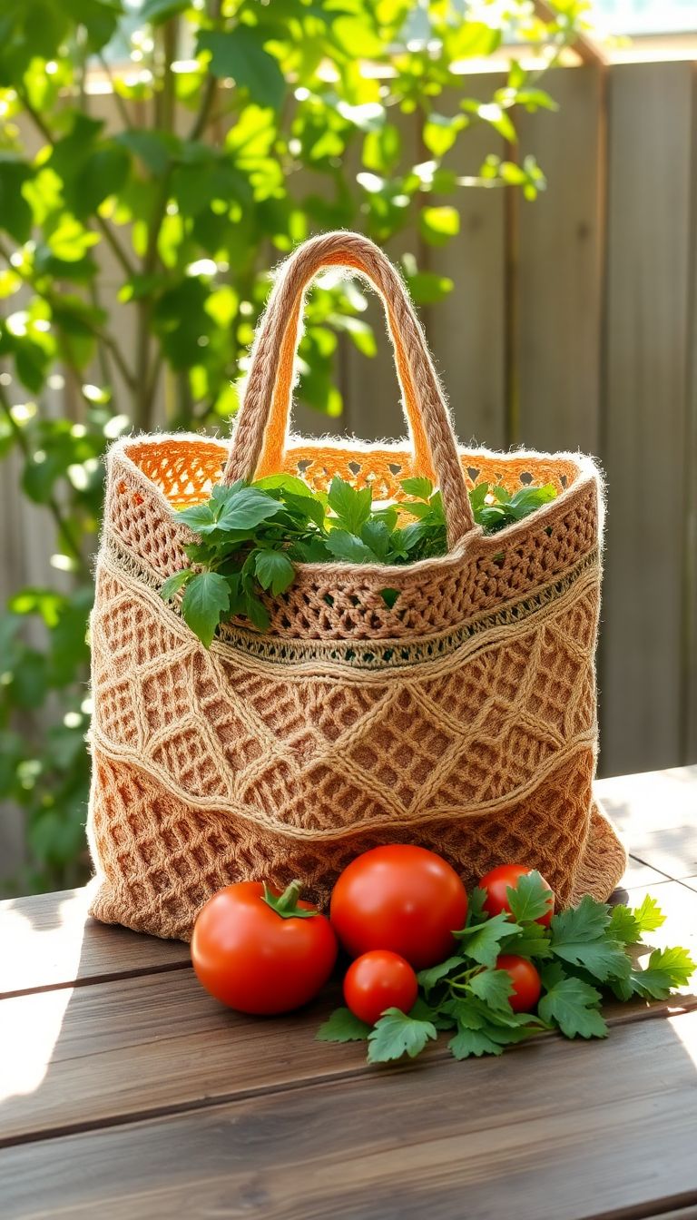 Rustic Jute Market Bag