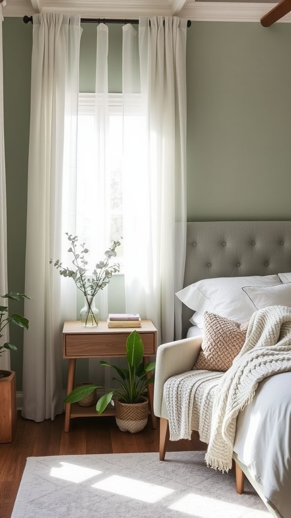 sage green bedroom ideas for a calming spac