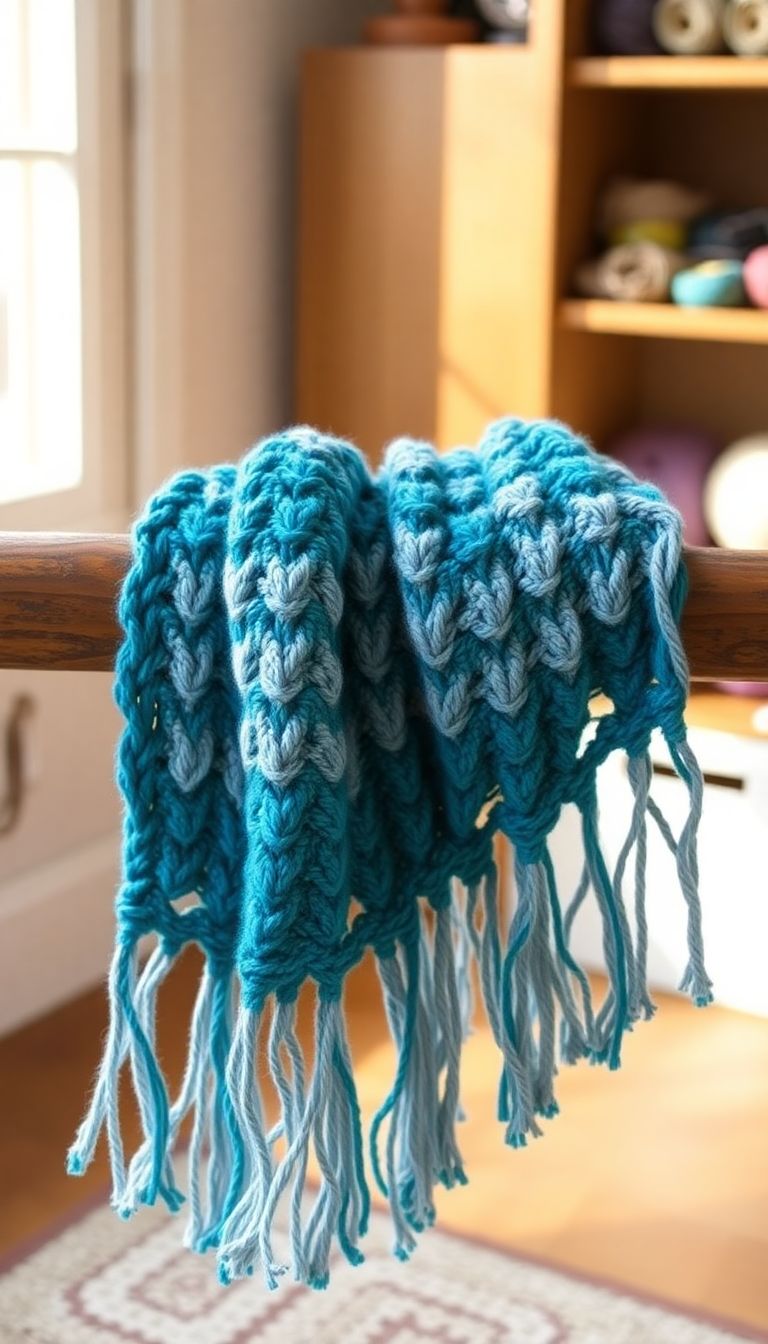 Simple Fringe Scarf